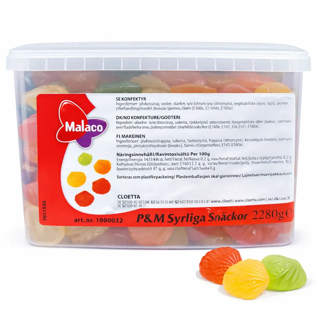 P&M Syrlige Snäckor